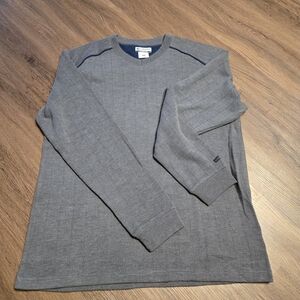 Columbia Gray Thick Sweatshirt For Men In Excellent Condition